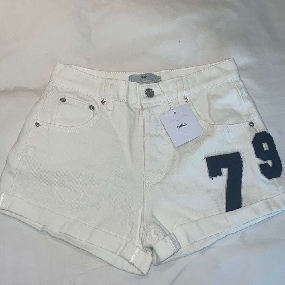 Adika 79 WHITE SHORTS BRAND NEW